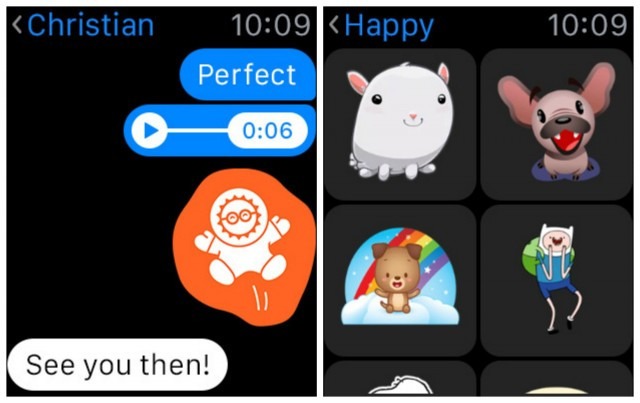 Facebook Messenger за часовника на Apple 