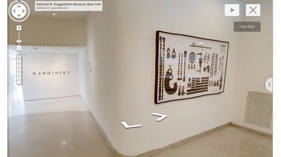 Виртуална разходка в Гугенхайм чрез Google Street View